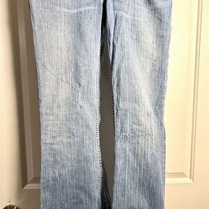 BKE Light Blue Straight Leg Jeans 28x35.5